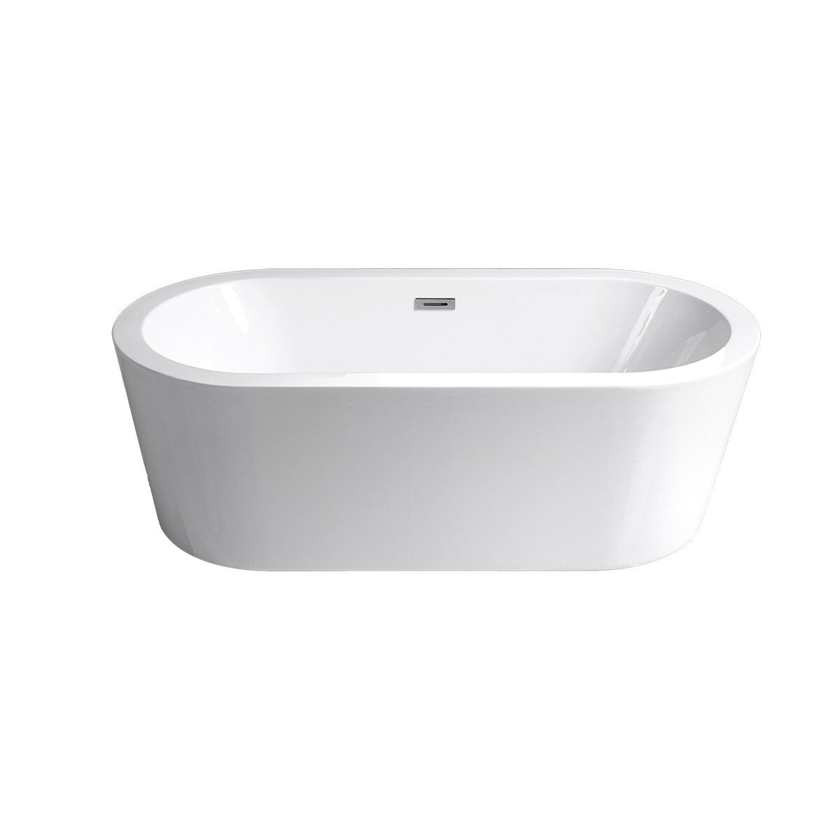 Bañera Autoportante Modelo Ba069d-1 De 170 Cm 