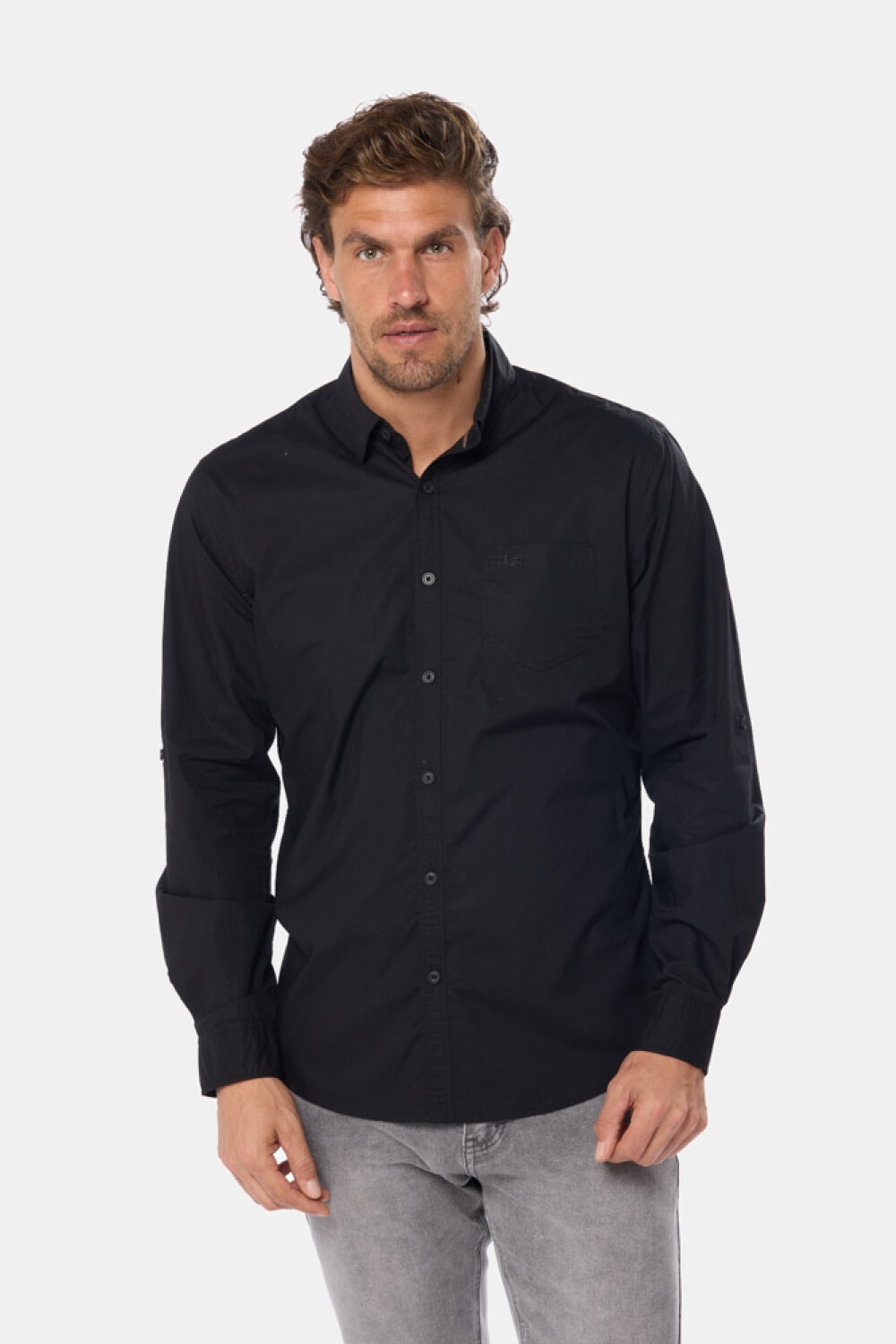 CAMISA LISA Negro