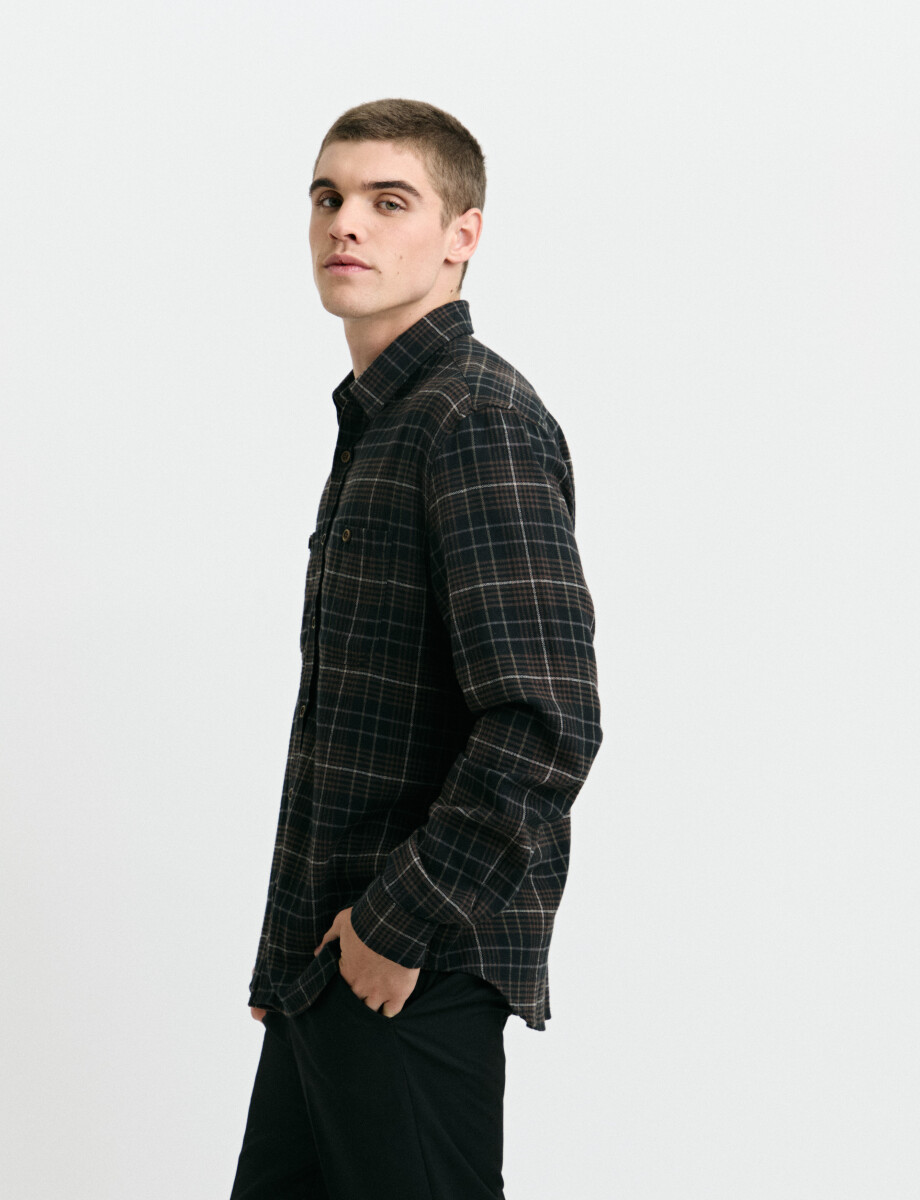 012642 CAMISA HARRY Marron