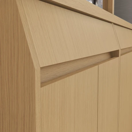 Bajo Mesada 80cm 2P sin Tapa GAMAS DE BEIGE