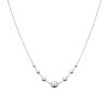 Cadena gargantilla bolitas -Plata 925-Sin Piedra-CD3474 sinpiedra
