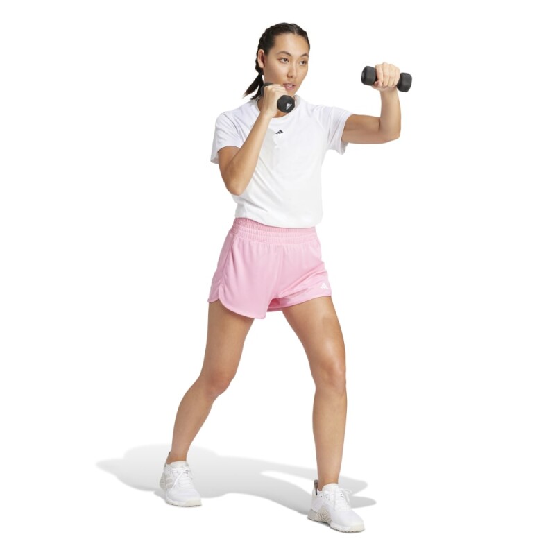 Short Training Pacer Knit High Mujer Bliss Pink
