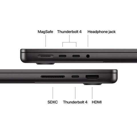 Apple MacBook Pro 14" M5 16GB RAM 1TB SSD 10C-GPU 10C-GPU - Space Black Ingles Apple MacBook Pro 14" M5 16GB RAM 1TB SSD 10C-GPU 10C-GPU - Space Black Ingles