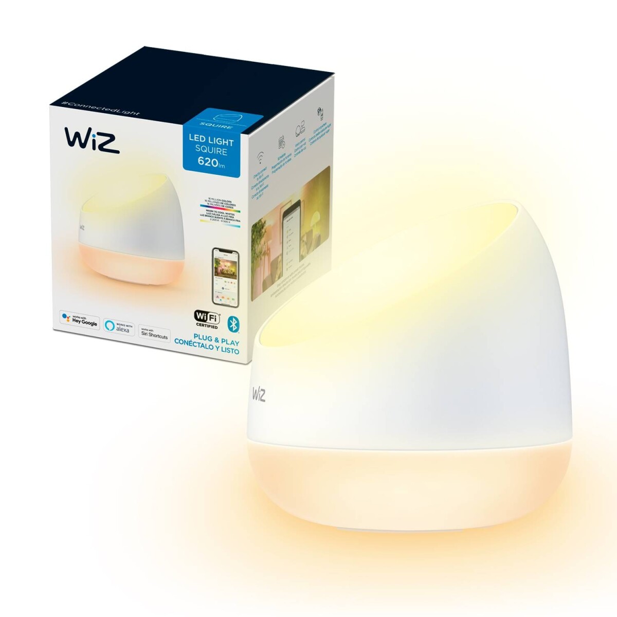VELADOR DE MESA SMART WIZ HERO WIFI CALIDO 