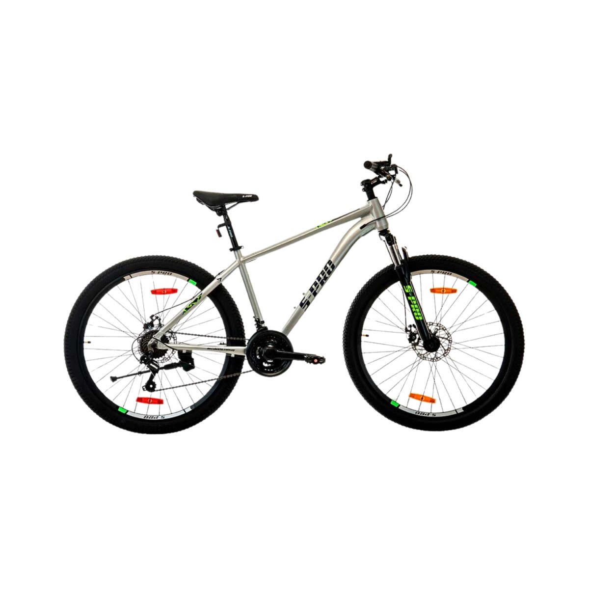 Bicicleta montaña S-PRO Zero 3 Man rodado 27.5 Shimano 21 cambios y frenos de disco - Gris 