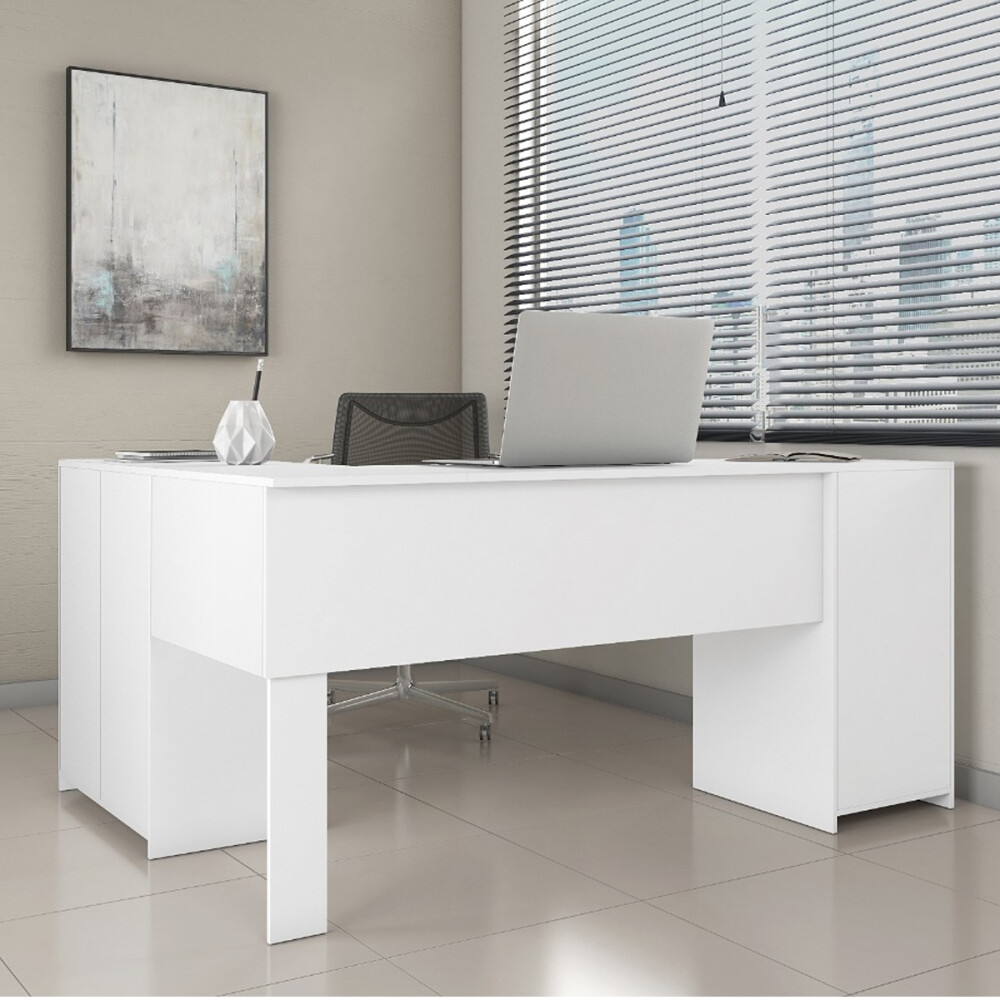 Escritorio de pc esquinero excelente calidad BLANCO