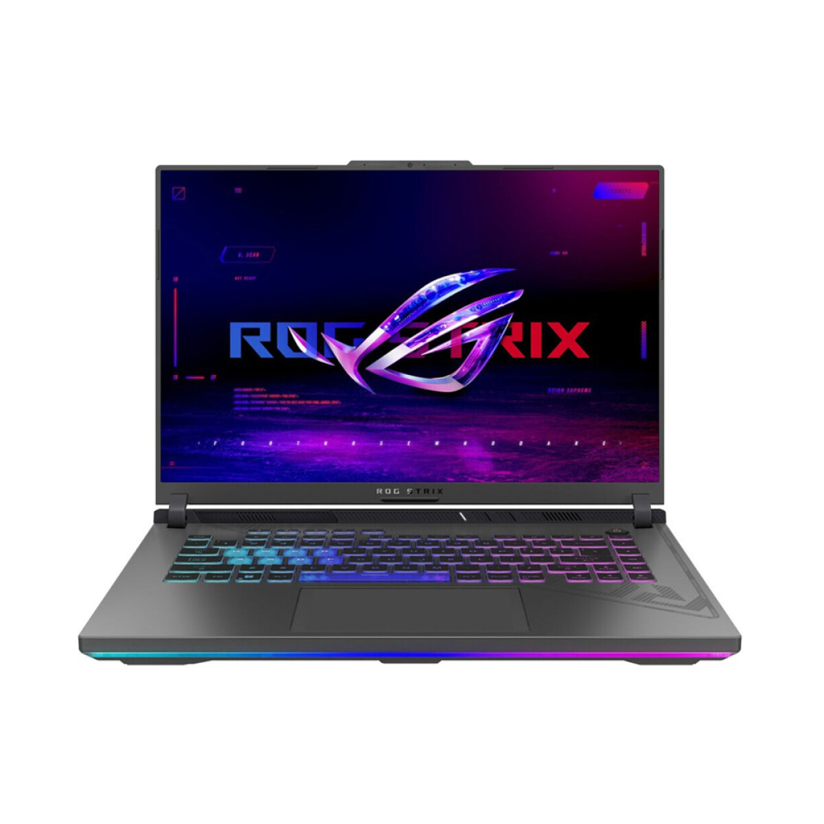 Notebook Gamer Asus ROG Strix G16. Intel i9-14ªGEN. RAM 16GB. DSólido 1TB. Pantalla 16" Full HD+165Hz. Tarjeta RTX 4070 8GB 