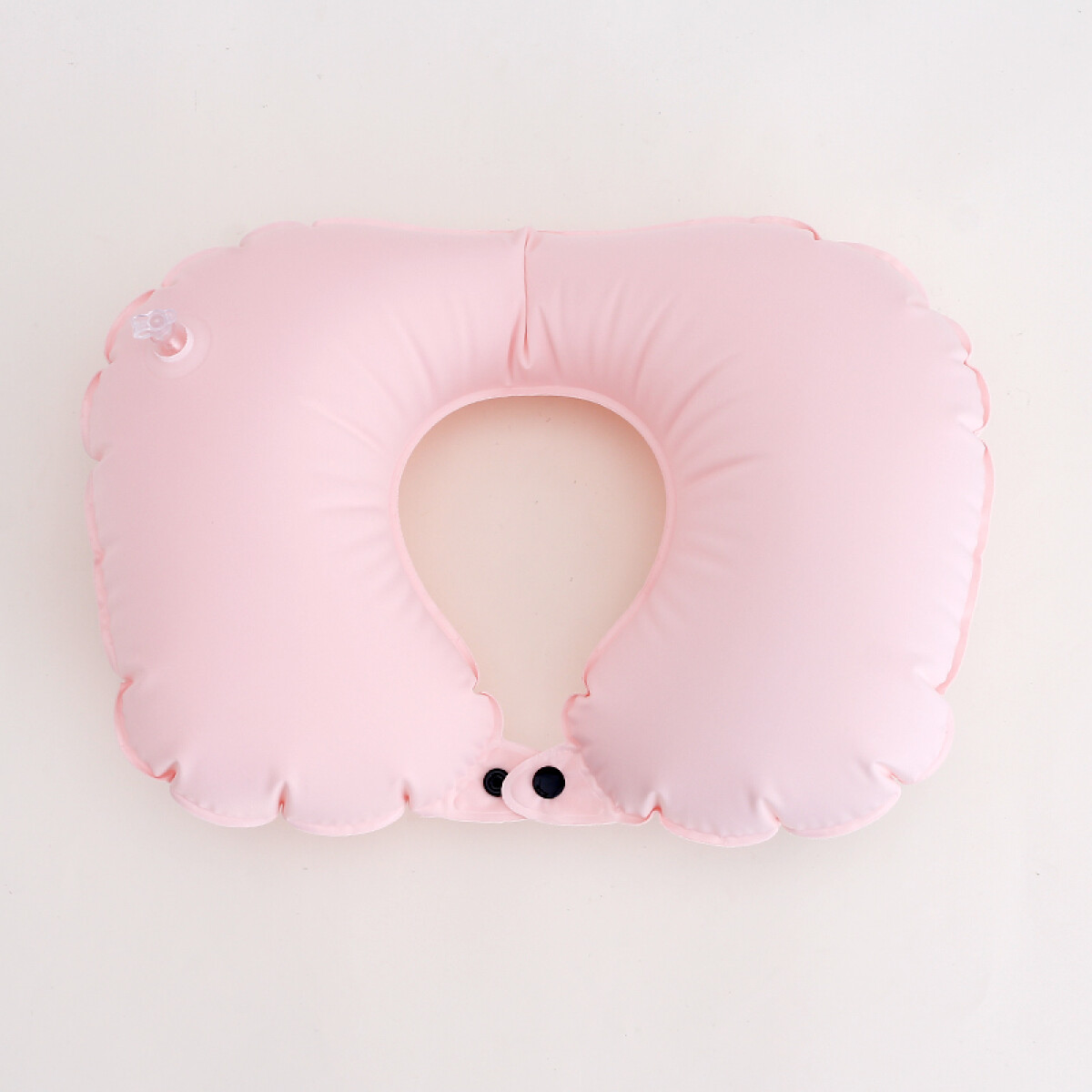 Almohada De Viaje Inflable - Color Pastel - Rosa 