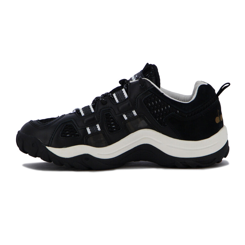 Championes Casuales Diadora Alpaca Unisex Negro-blanco