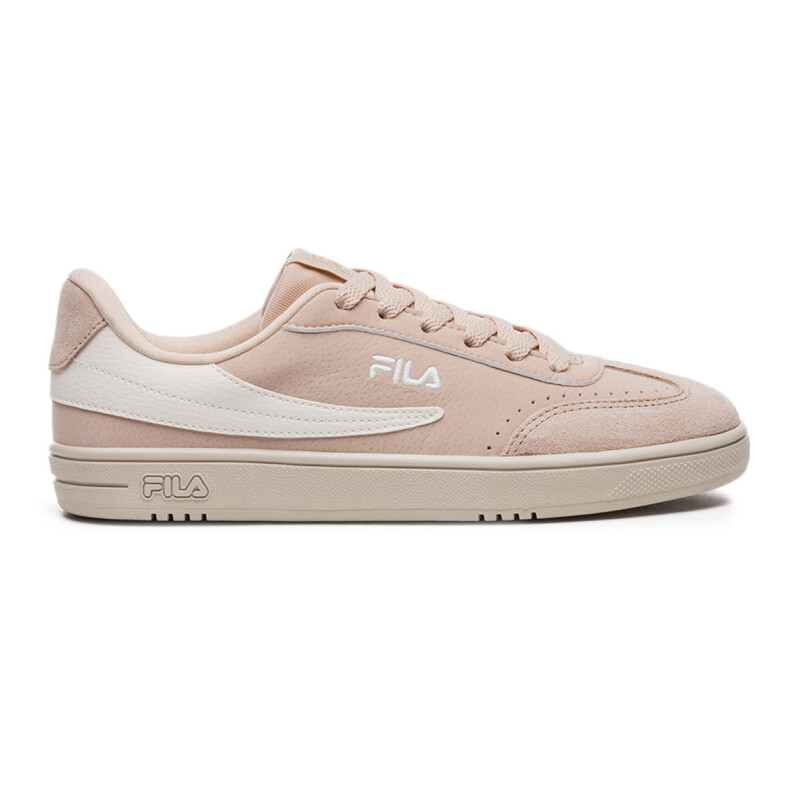 Championes Fila Court 80 Blanco-Rosado