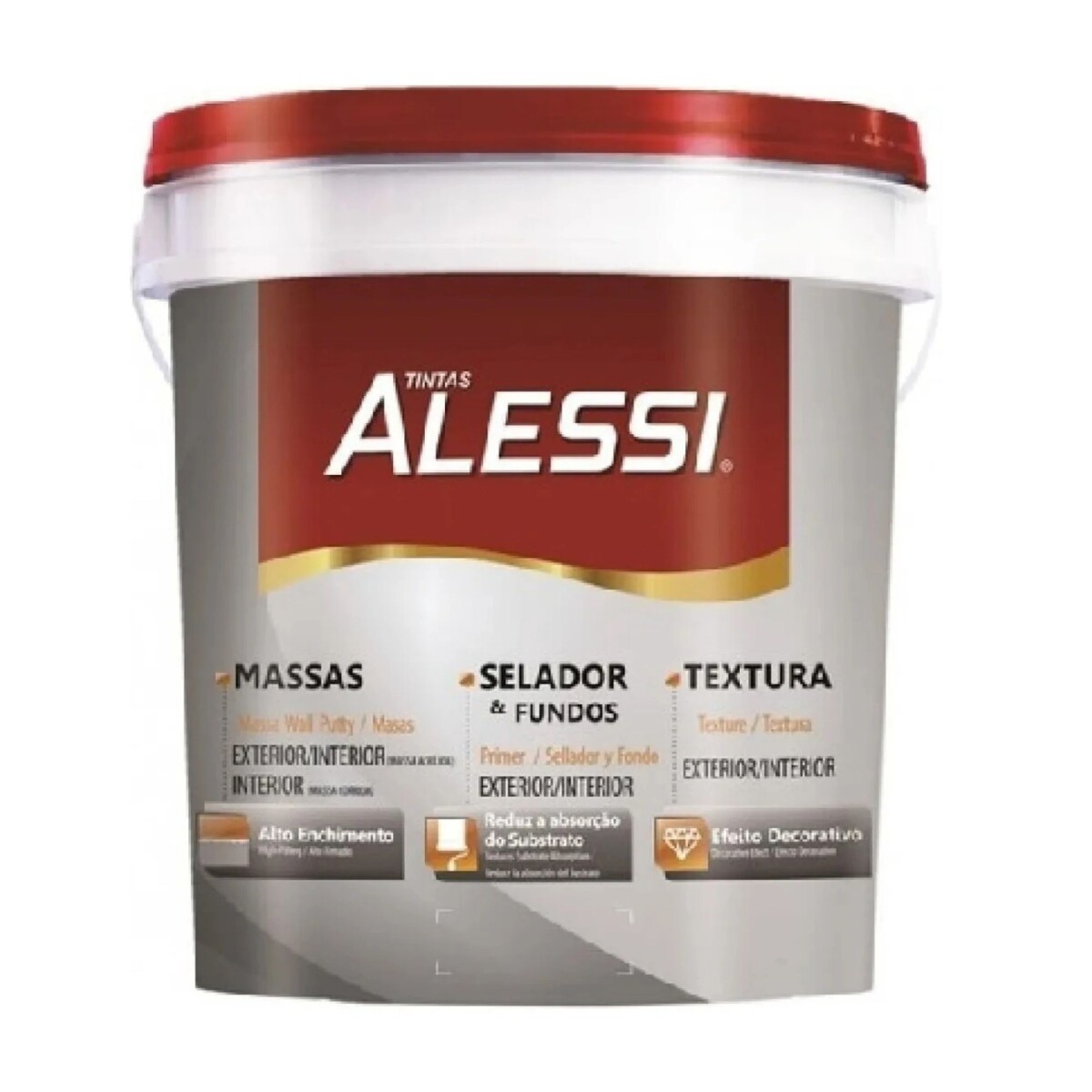 Sellador Pigmentado Alessi 18 Lts Base Muros Yeso Interior 