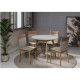 Juego de Comedor CRISTAL 1,03 Redonda 4 sillas CRISTAL Juego de Comedor CRISTAL 1,03 Redonda 4 sillas CRISTAL