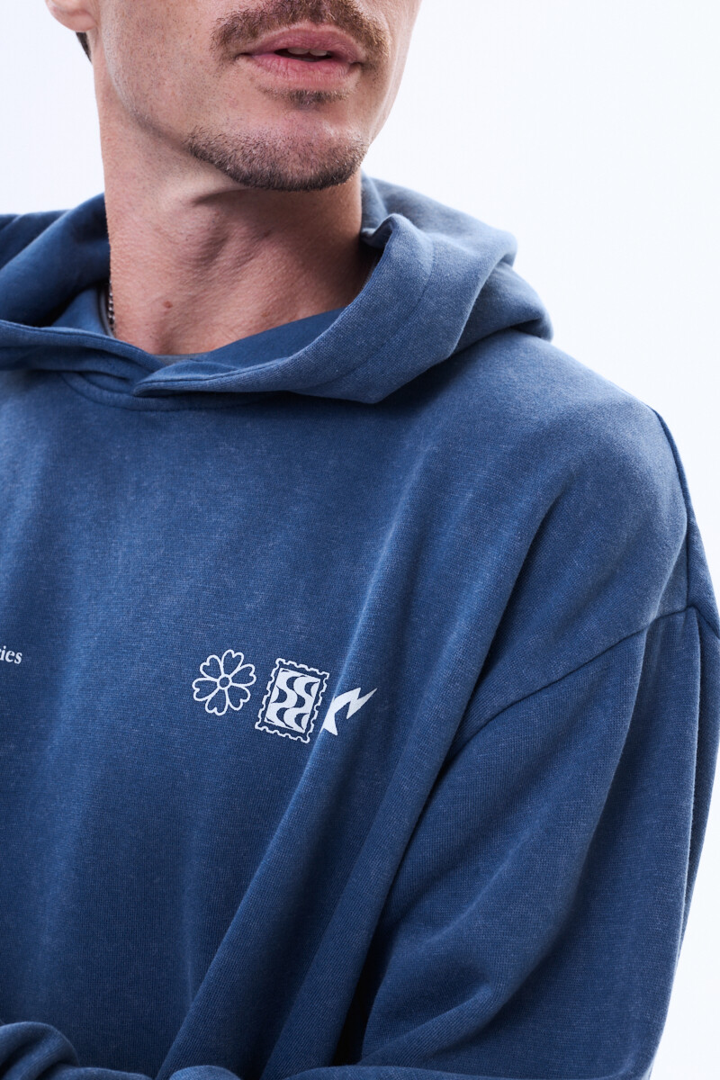 Buzo de felpa Cambados Azul