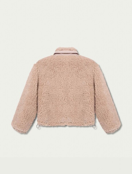 CAMPERA INFANTIL CON BOLSILLOS MARRÓN