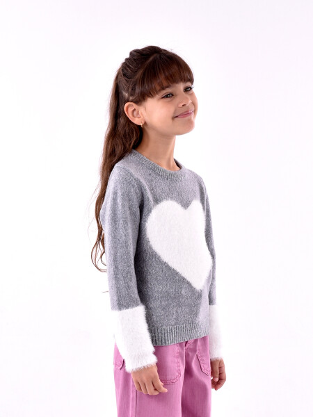BUZO FRANCA GRIS MELANGE M