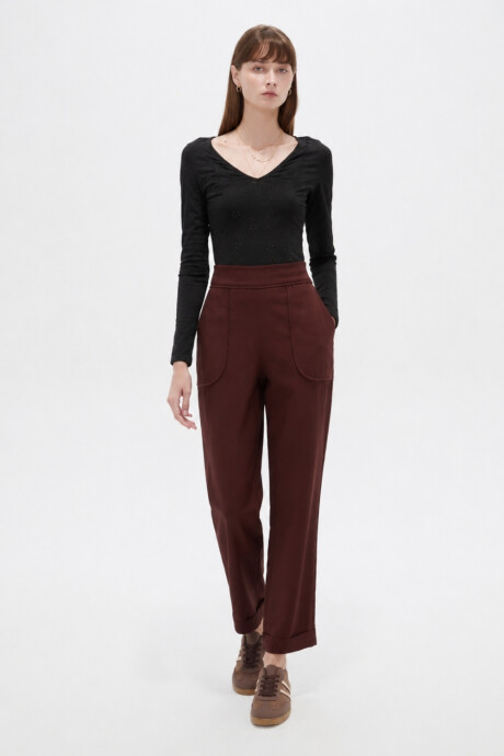 Pantalon Alvren Marron