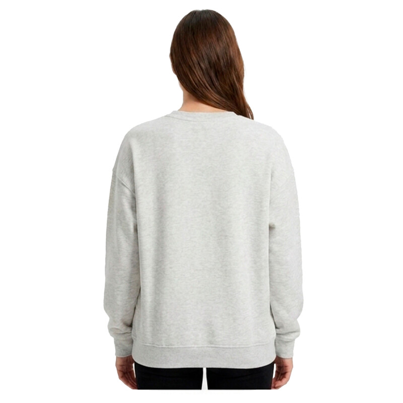 Buzo Disney Oversized Mickey Dama de Mujer - MIIAFW24102 Gris-melange