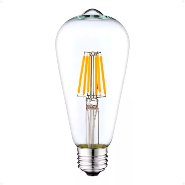 Lámpara Filamento LED Pera Luz Fría E27 Vintage Lámpara Filamento LED Pera Luz Fría E27 Vintage