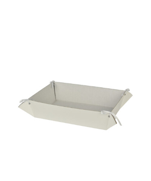 Canasta con cinta 28,5x19x8 cm. - PERLATO Canasta con cinta 28,5x19x8 cm. - PERLATO