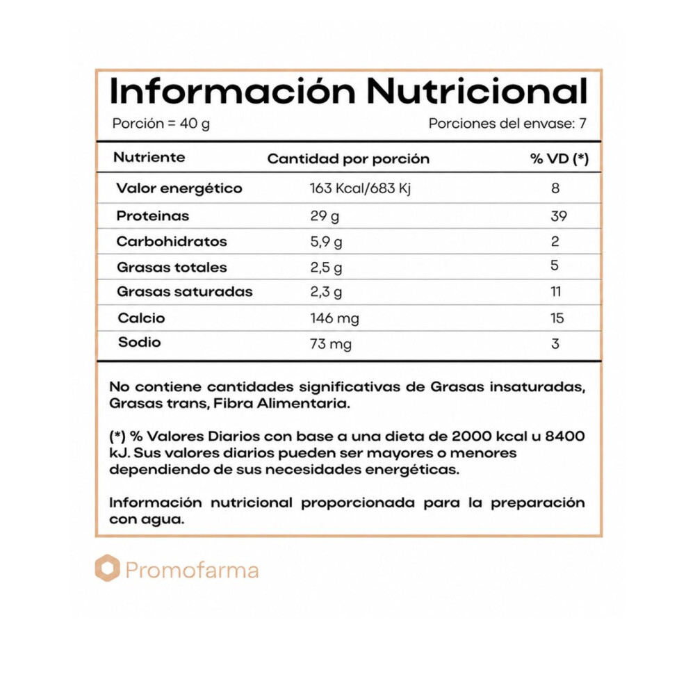 Whey Protein Vainilla | Promofarma | 300 g Whey Protein Vainilla | Promofarma | 300 g