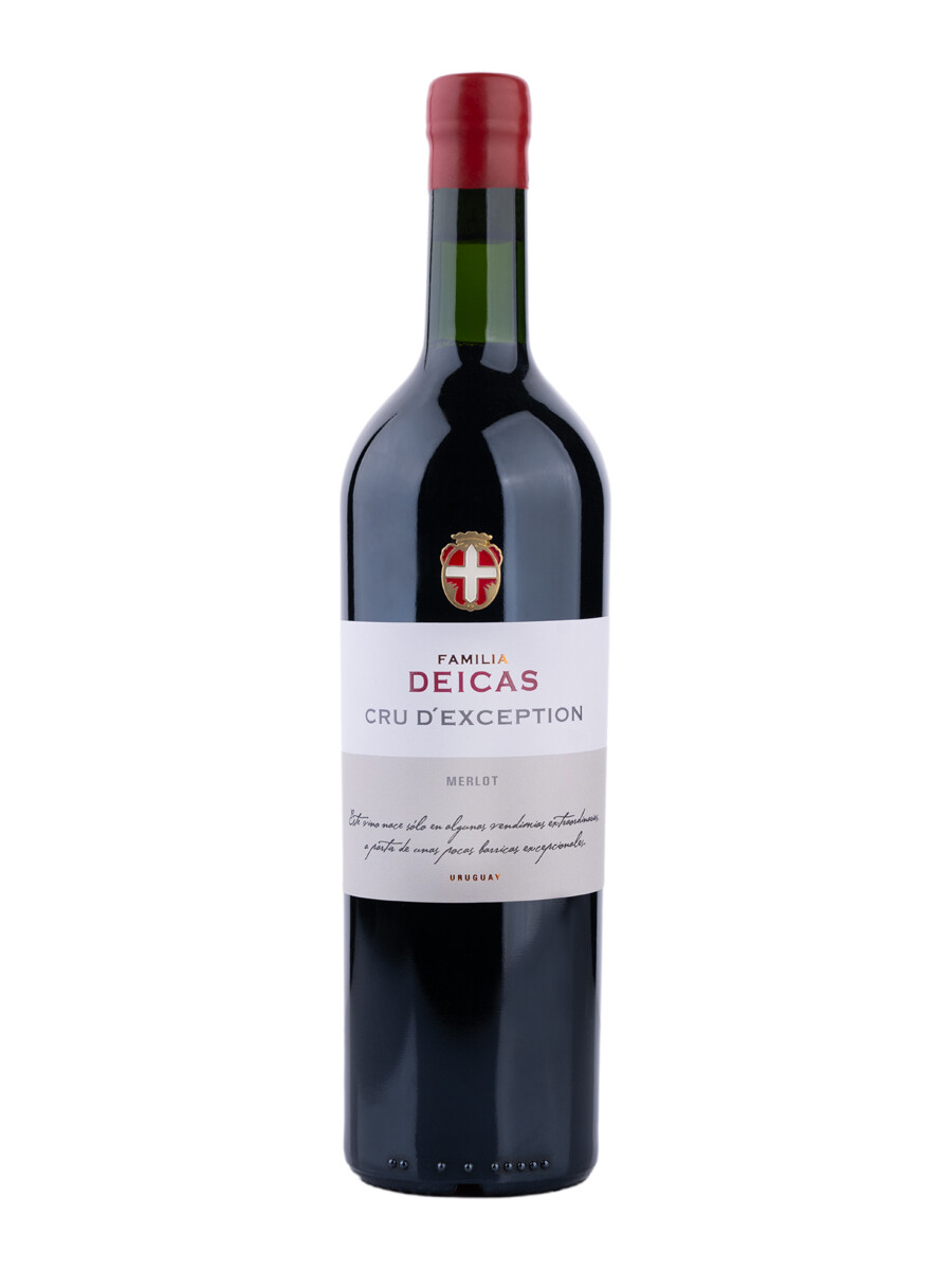 Vino Familia Deicas Cru D'Exception Merlot sin Estuche 750 ml Vino Familia Deicas Cru D'Exception Merlot sin Estuche 750 ml