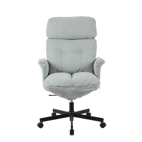 SILLA DE OFICINA GERENCIAL TELA-Y-METAL GRIS CICERÓN