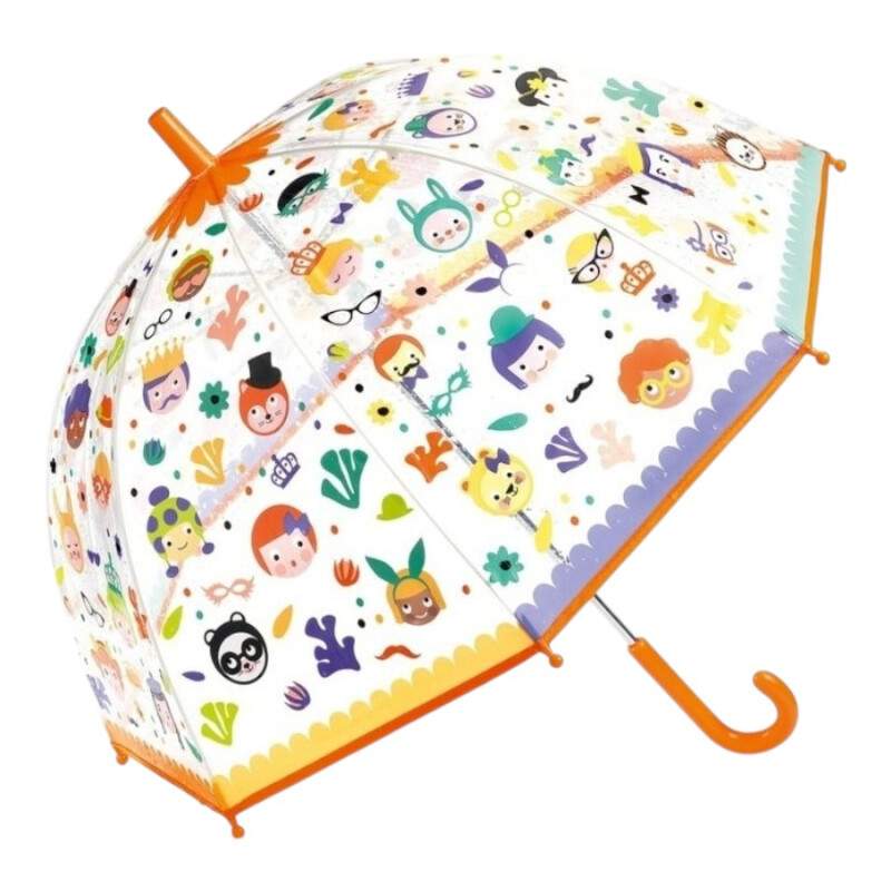 Paraguas infantil cambia color Naranja