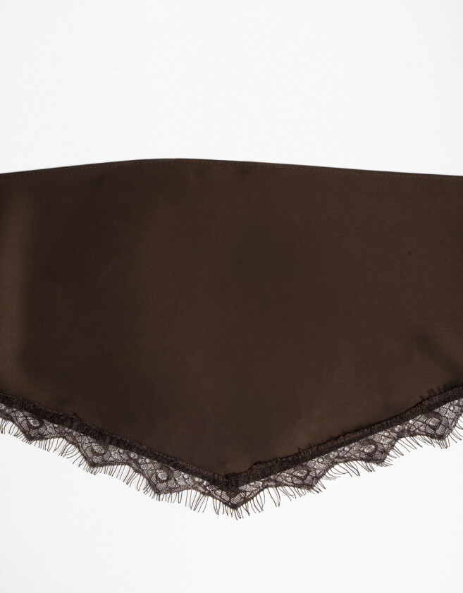 Vinchas Textiles Pañuelo Vincha Textil - Marron Chocolate