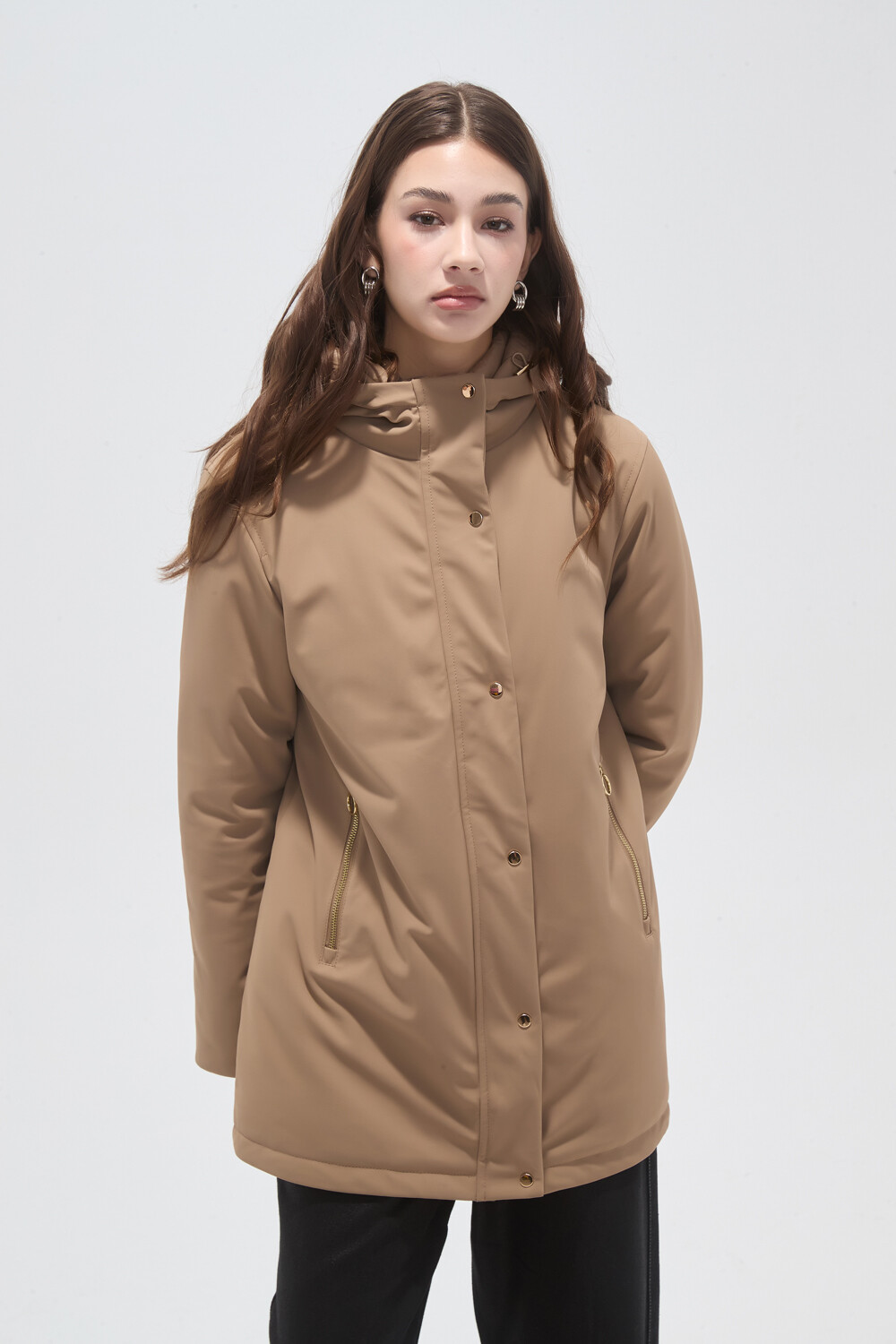 Campera Karipe Beige Oscuro