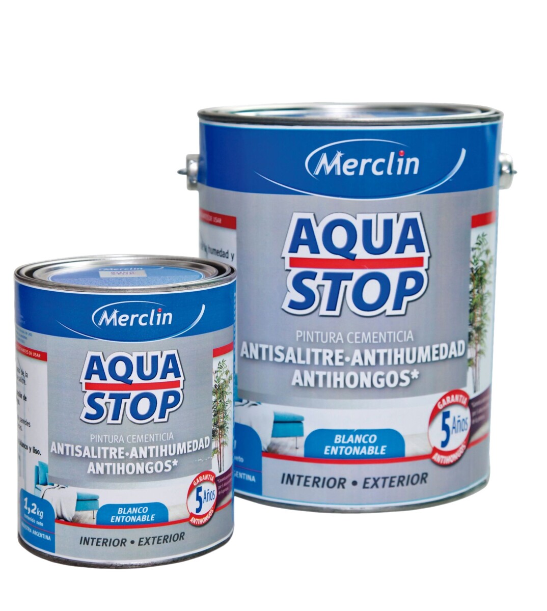 Aquastop Antihumedad y Salitre 1.2Kg Blanco Merclin 
