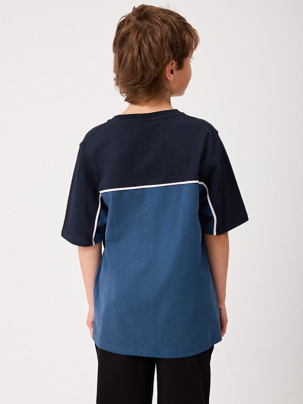T-SHIRT BOXA TEEN RUSTY Azul