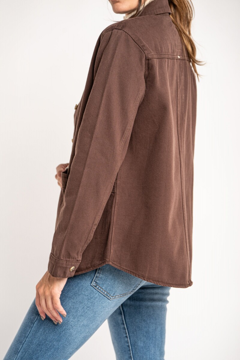 Sobrecamisa Marrón