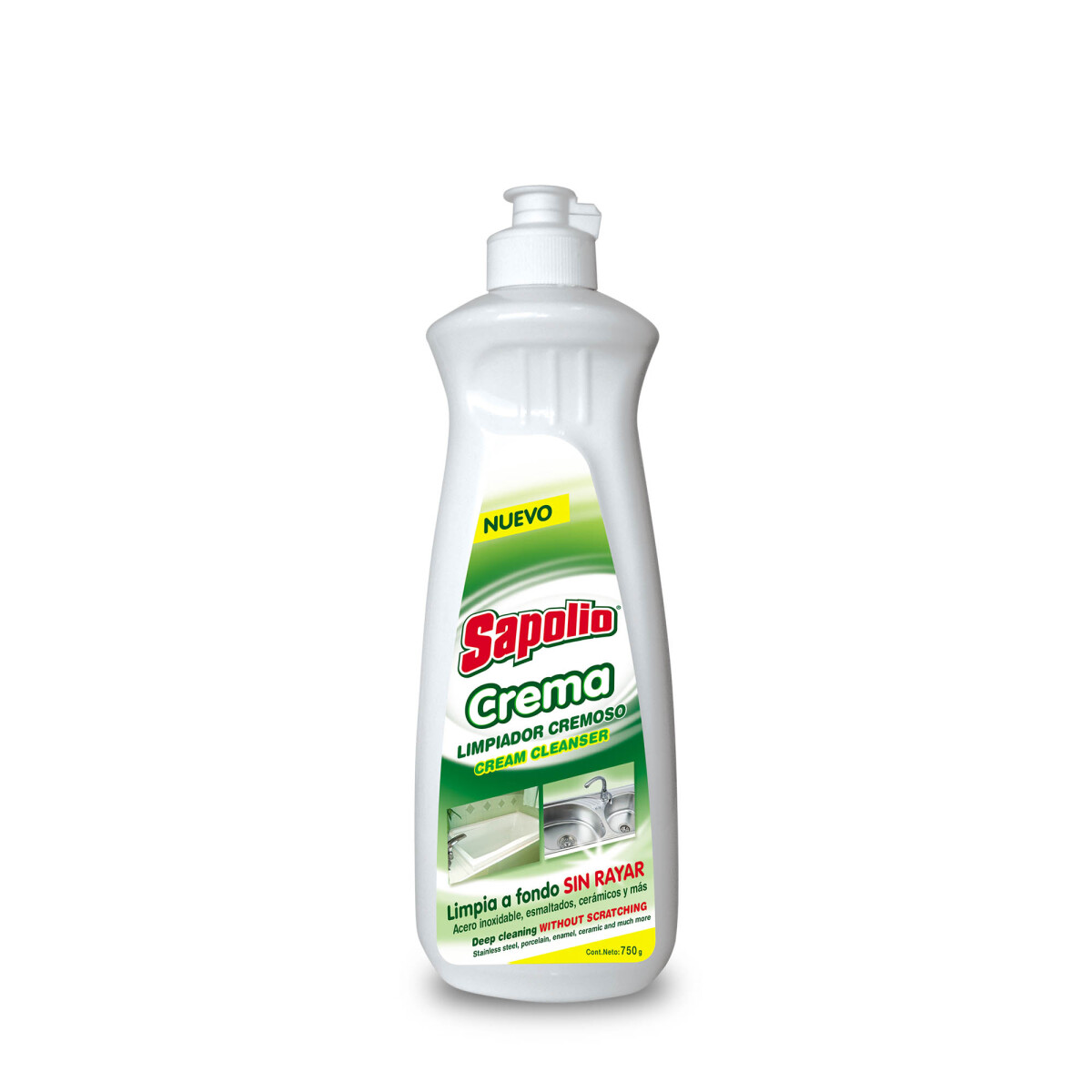 LIMPIADOR CREMOSO SAPOLIO 750 GRS 