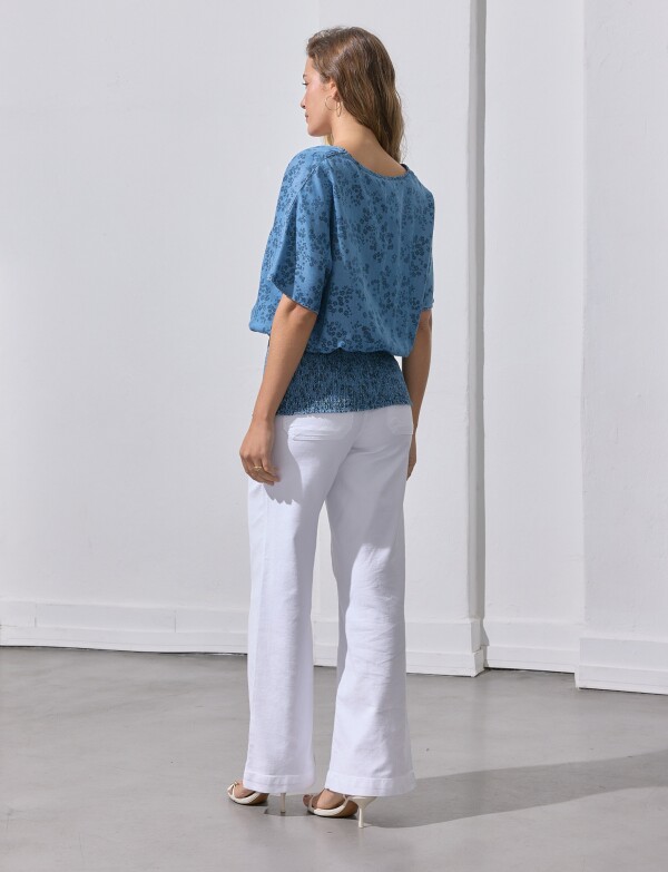 Blusa Tencel Printed JEAN