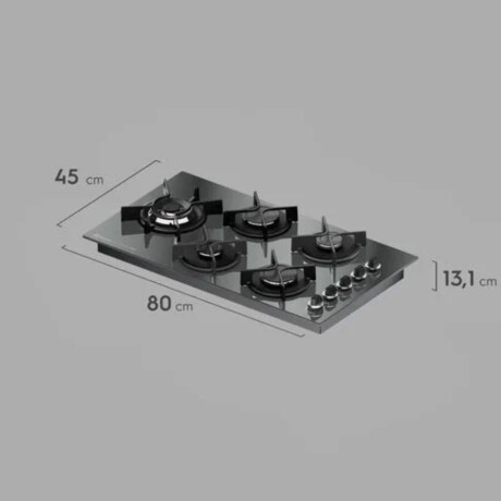 Anafe Electrolux 5 Hornallas Vidrio HOME PRO Negro