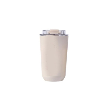 Vaso Térmico Mate con Tapa Hermética 450ml Beige
