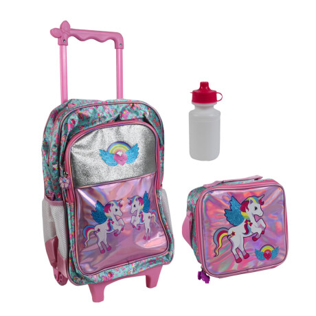 MOCHILA SET X3PCS CARRO 46X30X17CM + LUNCHERA 22X20X10CM + CANTIMPLORA MOCHILA SET X3PCS CARRO 46X30X17CM + LUNCHERA 22X20X10CM + CANTIMPLORA