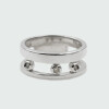 Anillo Jacinta de plata 925 y brillantes. Anillo Jacinta de plata 925 y brillantes.
