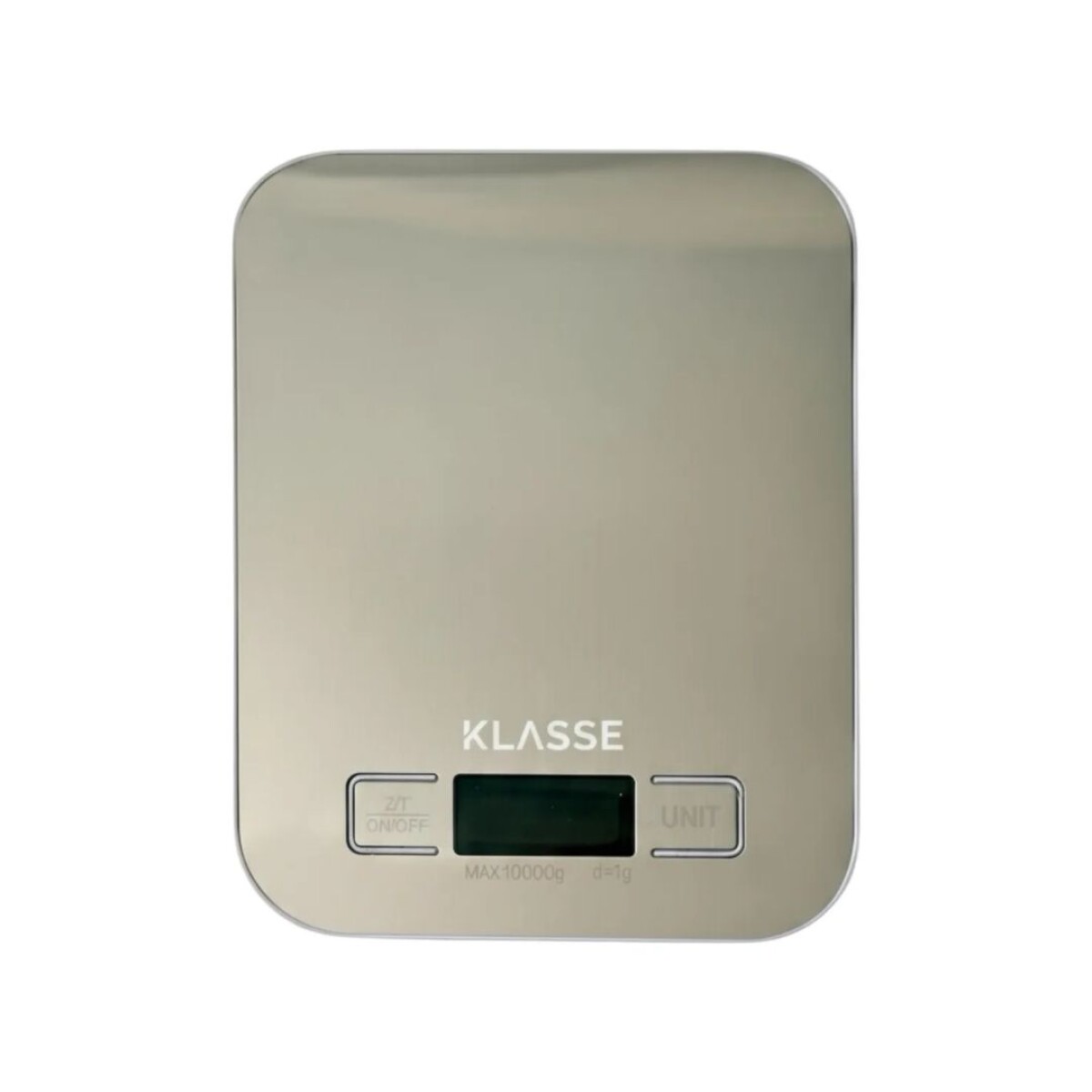 Balanza de cocina digital Klasse | Soporta hasta 10kg | Acero Inoxidable 