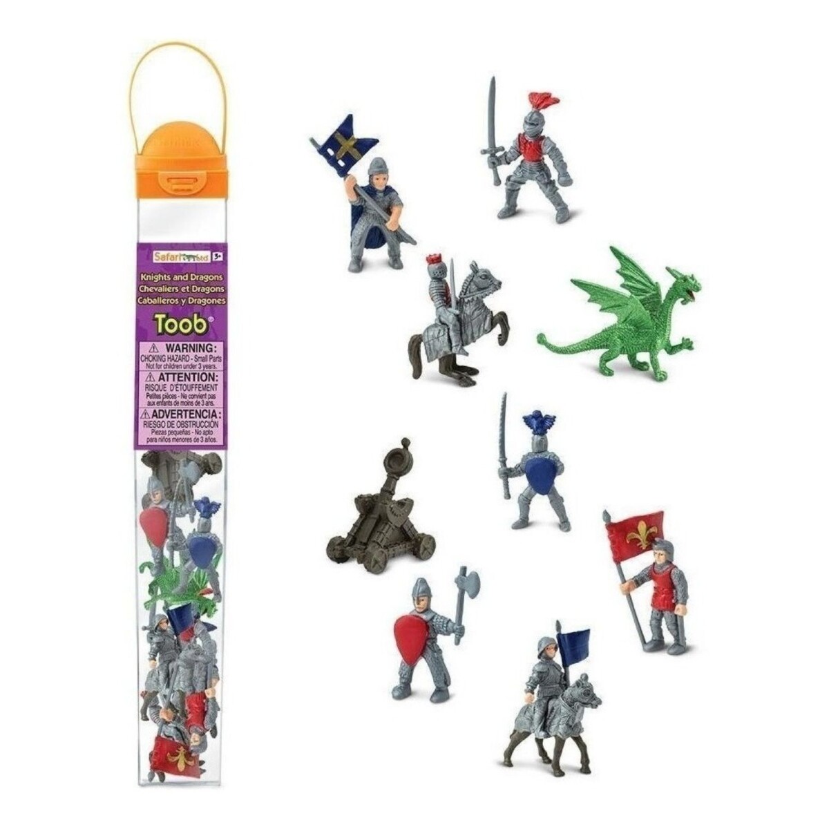 Figura Safari Caballero Dragon Juguete Niños Armaduras Ideal 