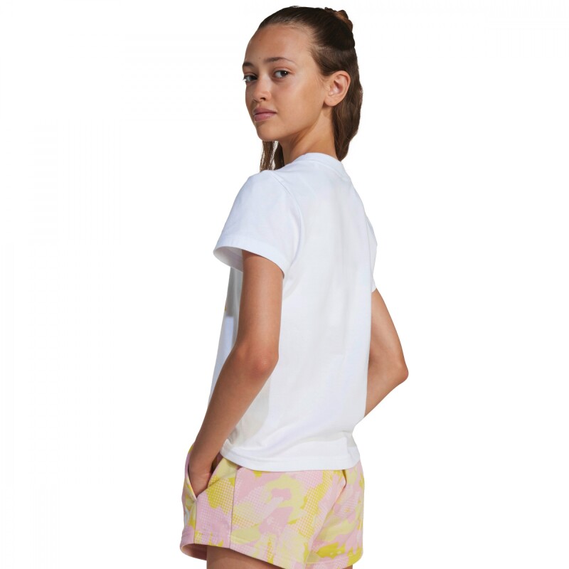 Remera Seasonal Essentials Flower de Niños Blanco