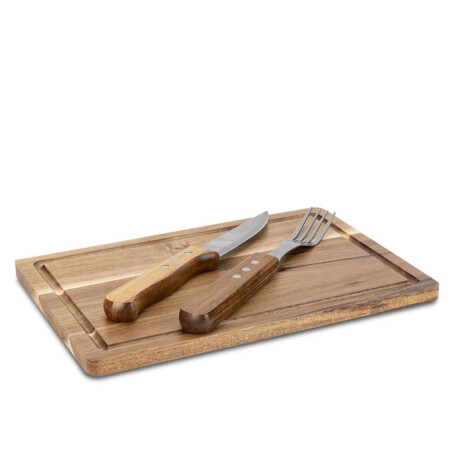 Set Asador Iberico Acacia