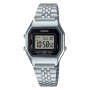 Reloj CASIO RETRO LA680WA-1DF Acero Plateado Esfera 28mm 0