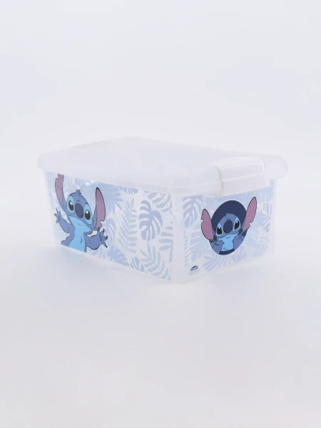 CAJA ORGANIZADORA STITCH TRANSPARENTE
