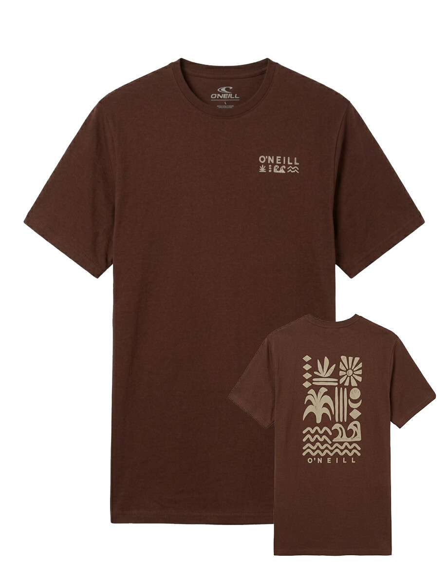 Remera O'Neill Glyphs Café 