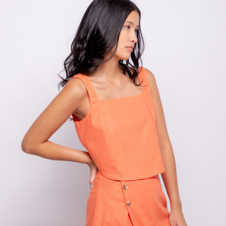 FALDA JANNEY Coral Oscuro