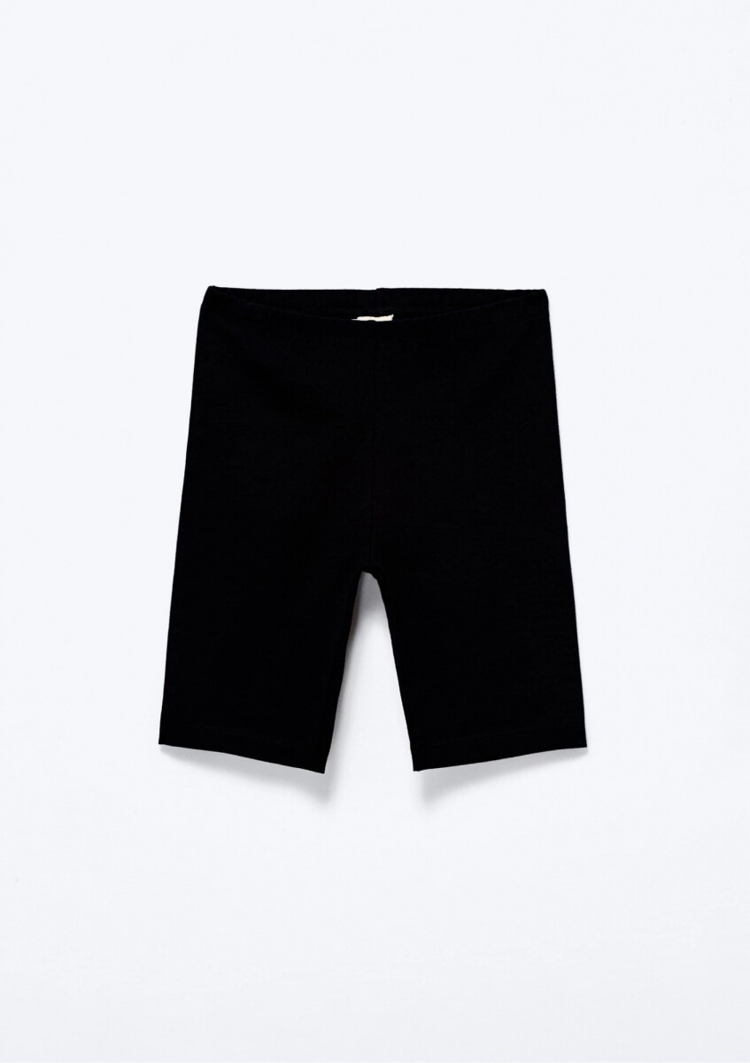 CALZA CICLISTA INFANTIL - NEGRO 