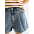 SHORTS FEM AZUL MEDIO