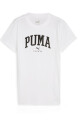 REMERA MUJER PUMA SQUAD GRAPHIC TEE Blanco