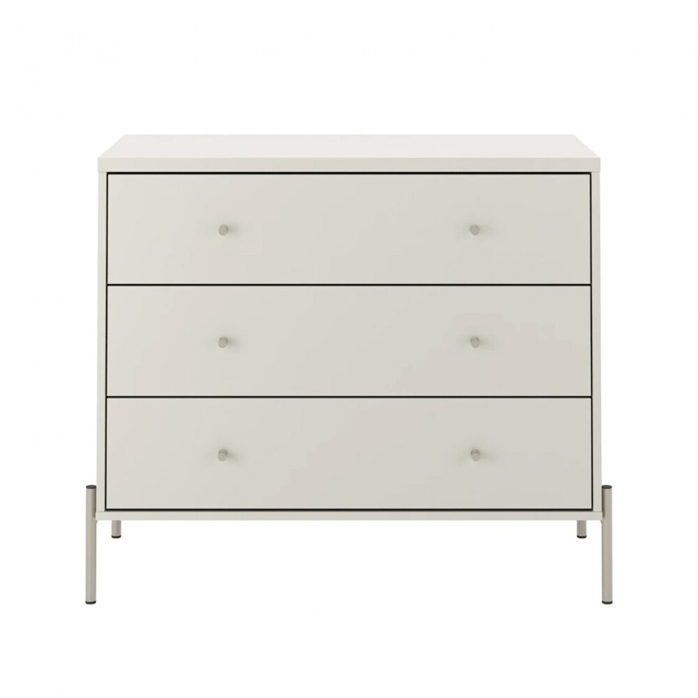 Cómoda Jasper 3 cajones White Matte champ